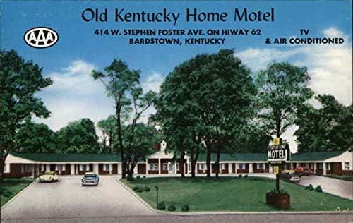 Old Kentucky Home Motel Bardstown KY Eredeti Régi Képeslap