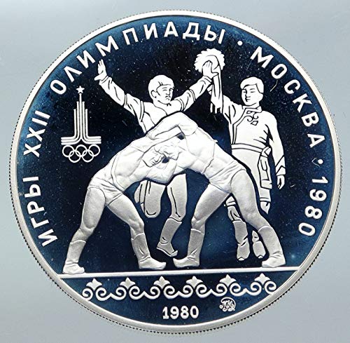 1980 RU 1980-AS MOSZKVAI Oroszország Olimpia 1980 BIRKÓZÁS Bizonyíték Denomination_in_description Jó Hitelesített
