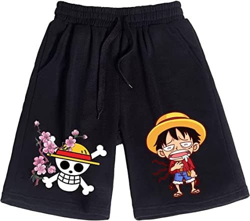 Ubeisy Symish Monkey D. Luffy Anime Nadrág One Piece Anime Tornaterem Nadrág Anime Férfi Rövidnadrág