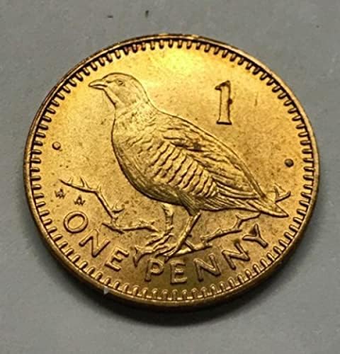 Gibraltár 1 Penny 90-es Kiadás