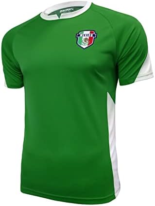 Ikon Sport Mexikói Futball Teljesítmény Rövid Ujjú Felszerelt Jersey