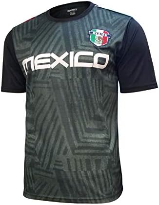Ikon Sport Mexikói Futball Teljesítmény Rövid Ujjú Felszerelt Jersey