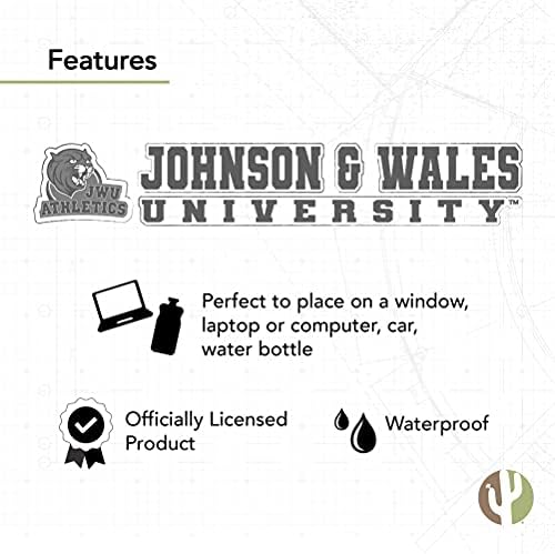 Johnson & Wales Egyetem JWU Vadmacskák Név, Logó Vinyl Matrica Laptop Víz Üveg Autó Scrapbook (8 Inch-Matrica)