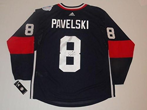 Joe Pavelski Aláírt Usa Csapata A Jégkorong-világbajnokság Jersey Szövetség Coa Engedélyezett - Dedikált NHL-Mezek