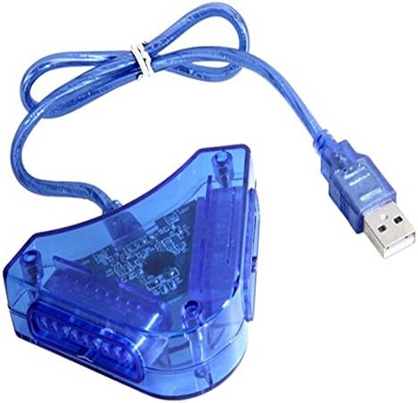 USB Átalakító PS2 Játék Konzol (Kék) + Worldwideing