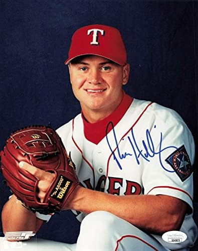 Gazdag Helling Aláírt 8x10 Texas Rangers (SZÖVETSÉG SS49875) - Dedikált MLB Fotók