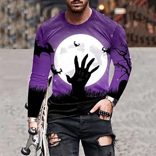 XXBR Katona Long Sleeve T-shirt Férfi ruházat, Őszi 3D-s Digitális Nyomtatott Tshirt Retro Tűz Izom Edzés Atlétika Tee