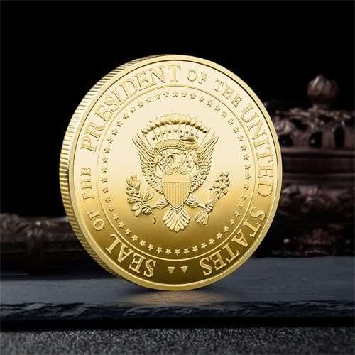 2021-2025 Trump Két-Szín Megemlékező Arany Érme Kihívás Érme Érem amerikai Elnök Trump Jelvény Ezüst Érme Gyűjtők (Arany)