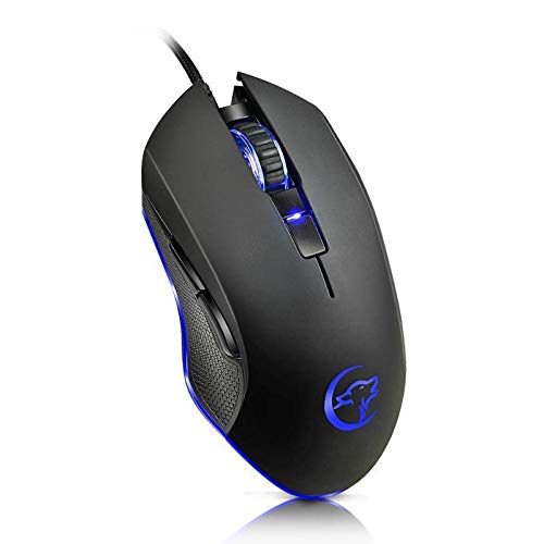 Optikai Gaming Mouse Szakmai 3200DPI Állítható 6 Gombokat 6D Pro PC Számítógép Egér USB Vezetékes LED Gamer Egér Fekete