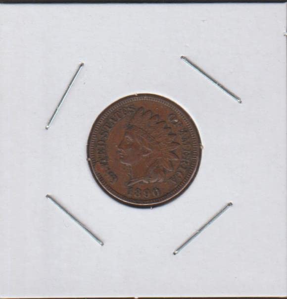 1890-Ben Az Indiai Fej (1859-1909) (Teljes Szabadság) (4 Gyémánt) Penny Választás Uncirculated Részletek