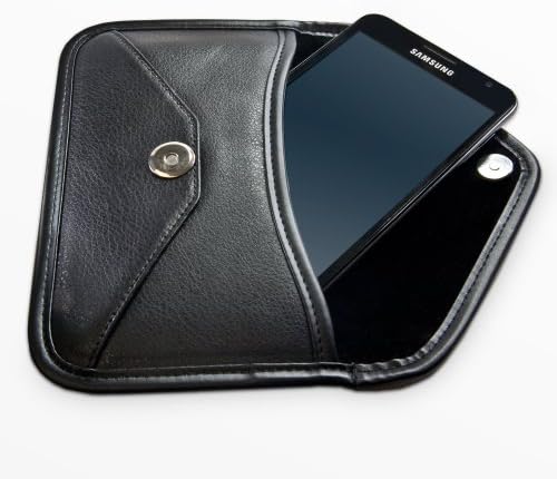 BoxWave Esetben Kompatibilis a Huawei Nova 8i (a bíróság által BoxWave) - Elite Leather Messenger, Táska, műbőr tok