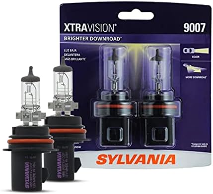 SYLVANIA - 9007 XtraVision - Nagy Teljesítményű Halogén Fényszóró Izzó, távolsági, tompított, valamint Köd Csere Izzó