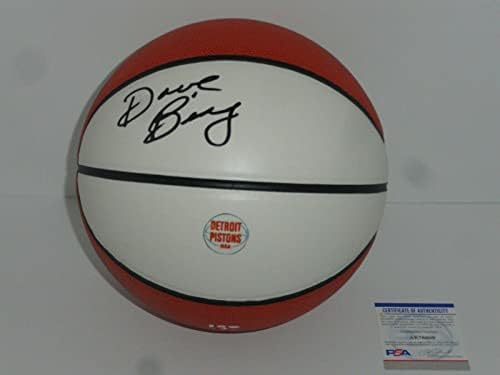 Dave Bing Aláírt Kosárlabda Detroit Pistons Hof Dedikált Psa Coa - Dedikált Kosárlabda