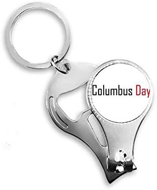 Ünneplik Kolumbusz Nap Áldás Fesztivál Köröm Zimankó Gyűrű Kulcstartó Sörnyitó Clipper