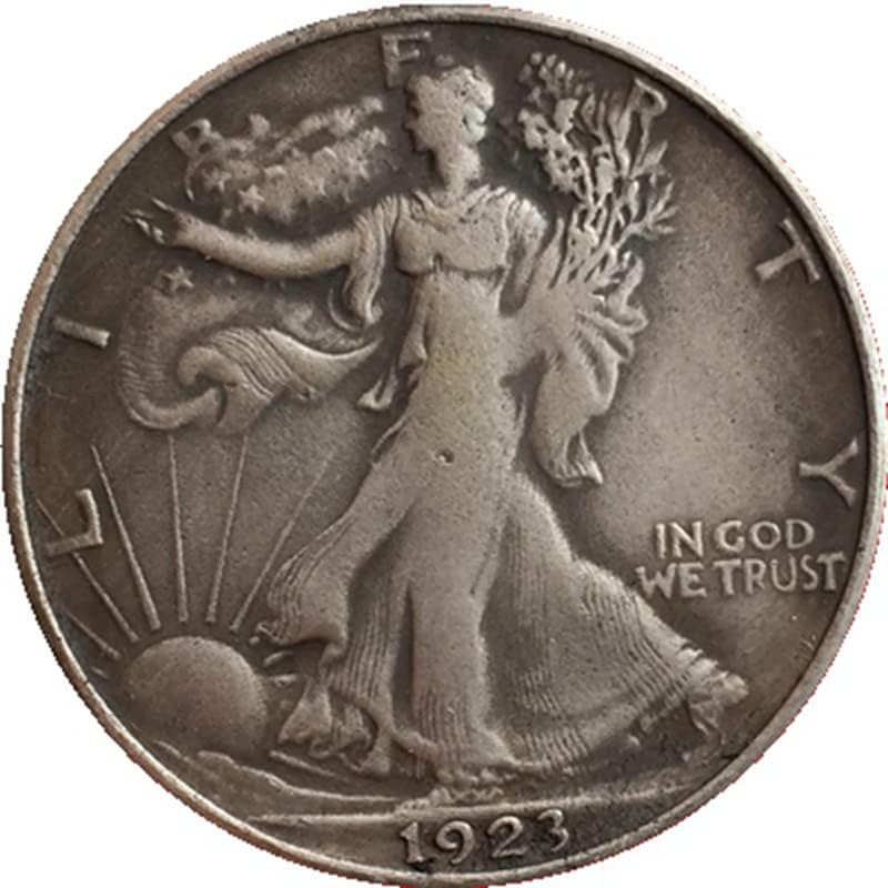 QINGFENG Antik Kézműves 29 Különböző Években az Amerikai Szabadság-Szobor Félkör Ezüst Emlékérme Dollár 30.6 MM