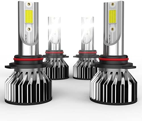 Onexine LED Fényszóró Izzók Alkalmas GMC Sierra 1500 2500 3500(2007-2014) LED Fényszóró Izzó,9005+H11 Szuper Fényes
